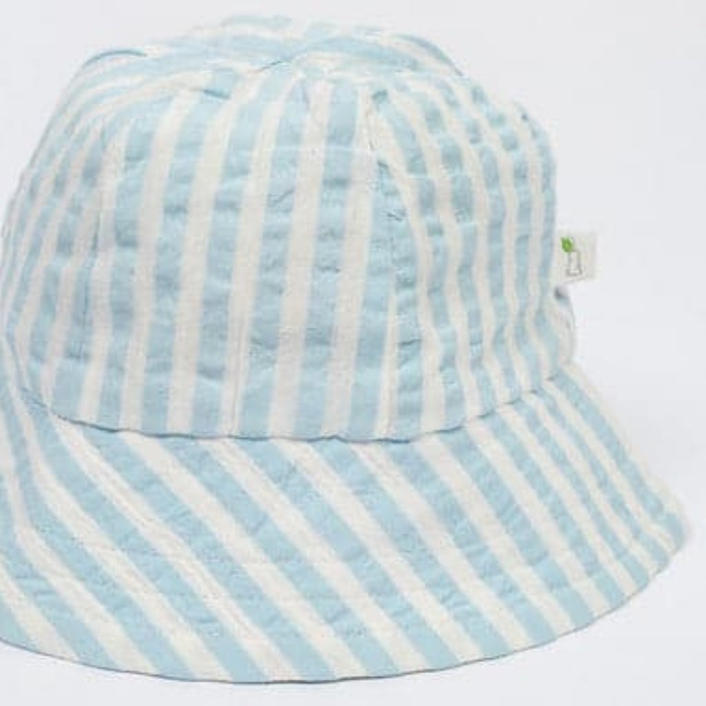 Sky Stripes Sun Hat Sky Blue